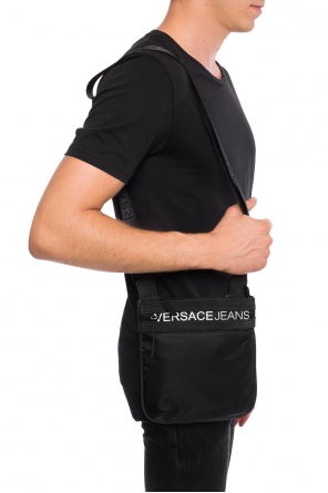 Logo-printed shoulder bag, zdjęcie 2 Logo-printed shoulder bag od Versace Jeans